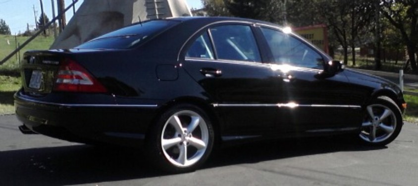 Black Mercedes C230